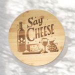 Plateau Tournant Personnalisable "Say Cheese"