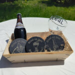 6 sous-verres ardoise Orval personnalisés