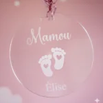 Ornement personnalisable pour cadeau de naissance