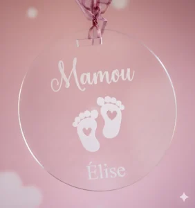 Boule de naissance personnalisable