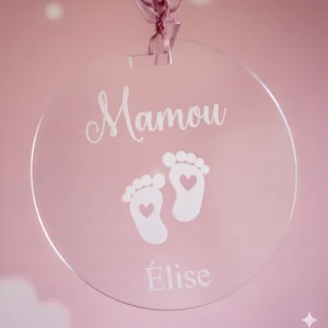 Boule de naissance personnalisable